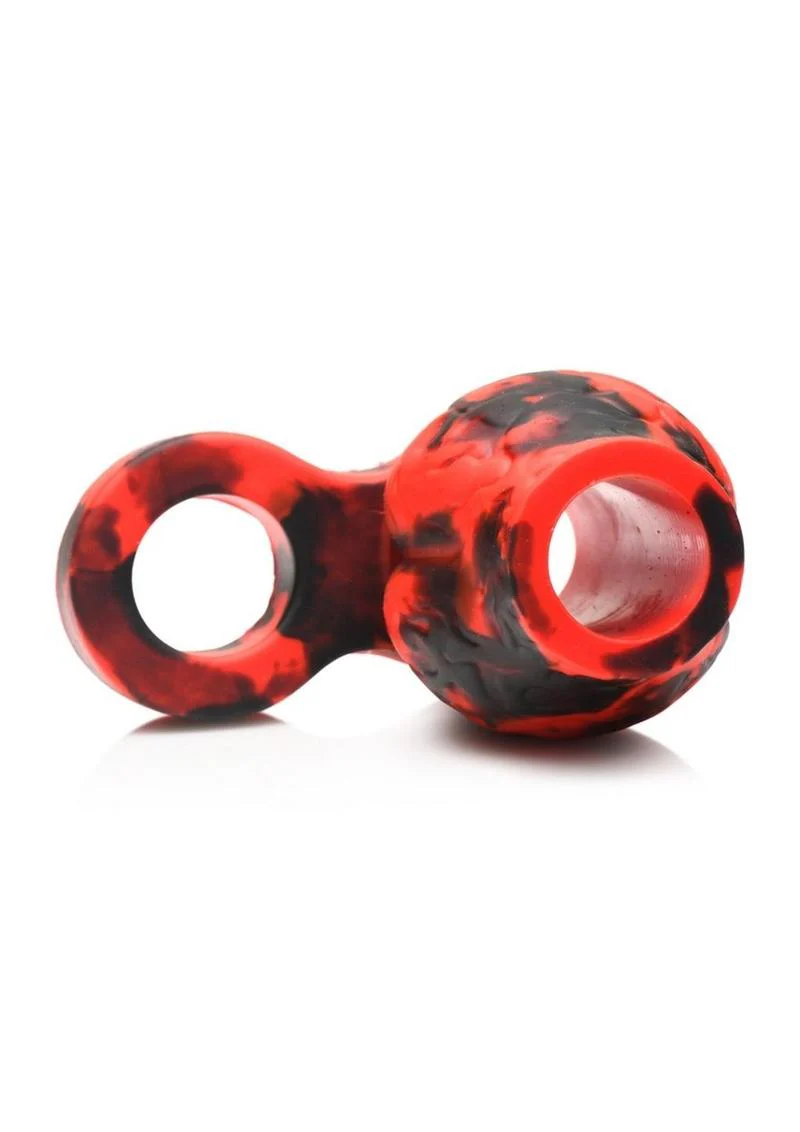 Creature Cocks Hell Hound Silicone Penis Sleeve and Ball Stretcher - Image 3