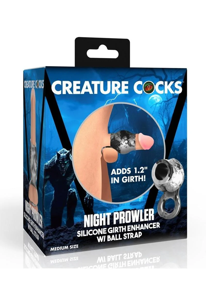 Creature Cocks Night Prowler Silicone Penis Sleeve and Ball Stretcher - Image 2