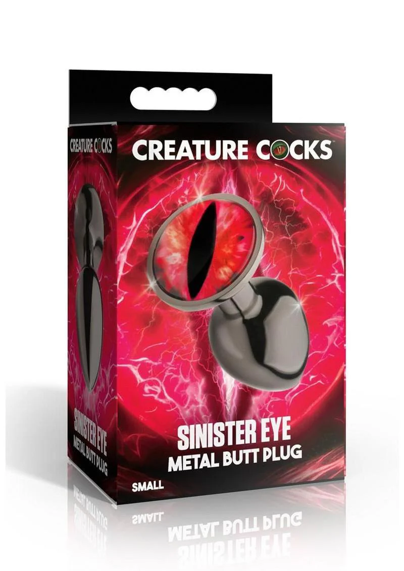 Creature Cocks Red Eye Metal Butt Plug - Image 2