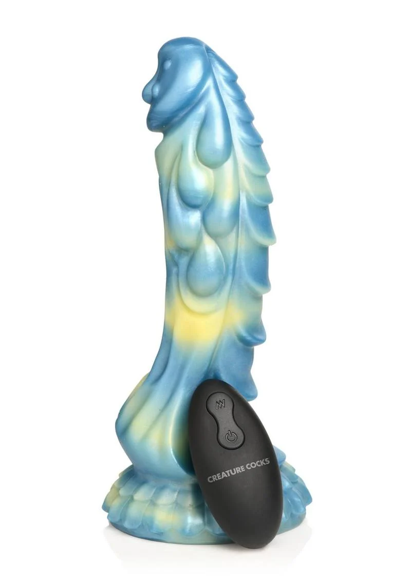 Creature Cocks Sea Stallion Silicone Rechargeable Dildo with Remote - Image 4
