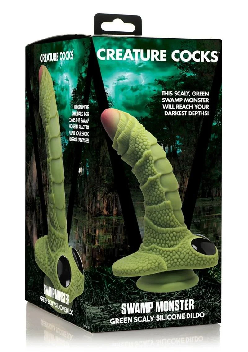 Creature Cocks Swamp Monster Scaly Silicone Dildo - Image 2