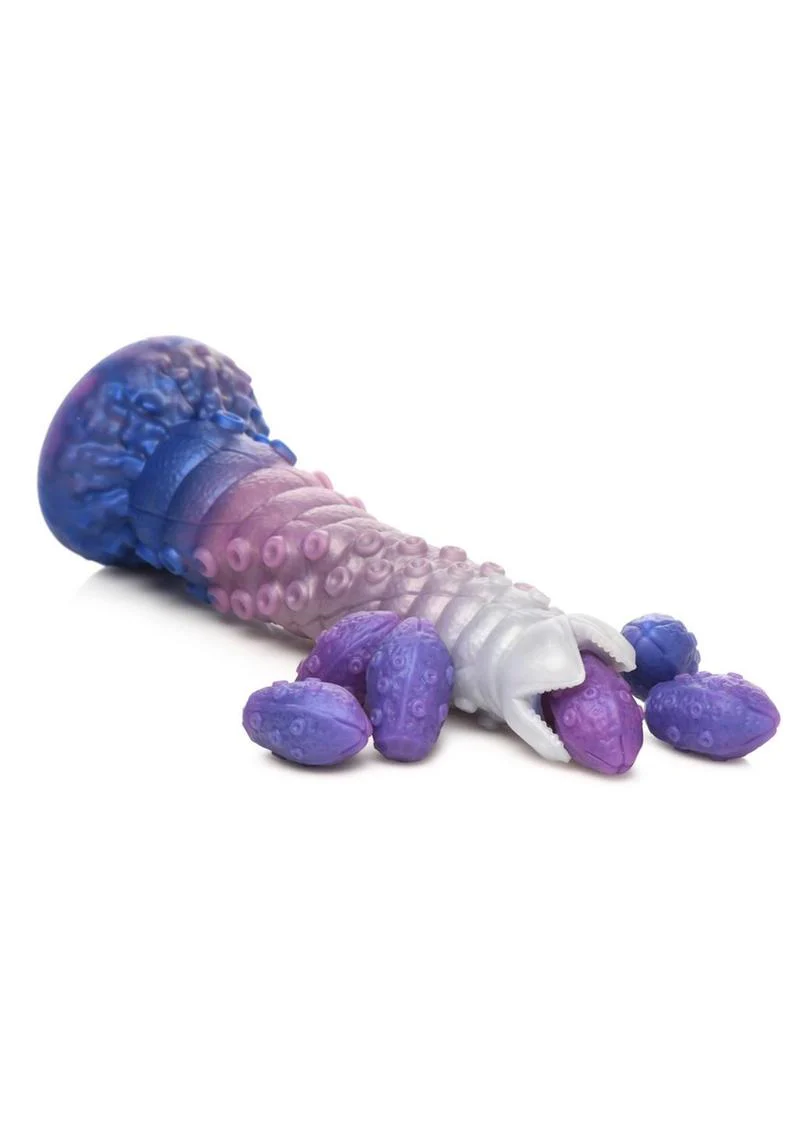 Creature Cocks Tenta-Queen Ovipositor Silicone Dildo with Eggs - Image 2