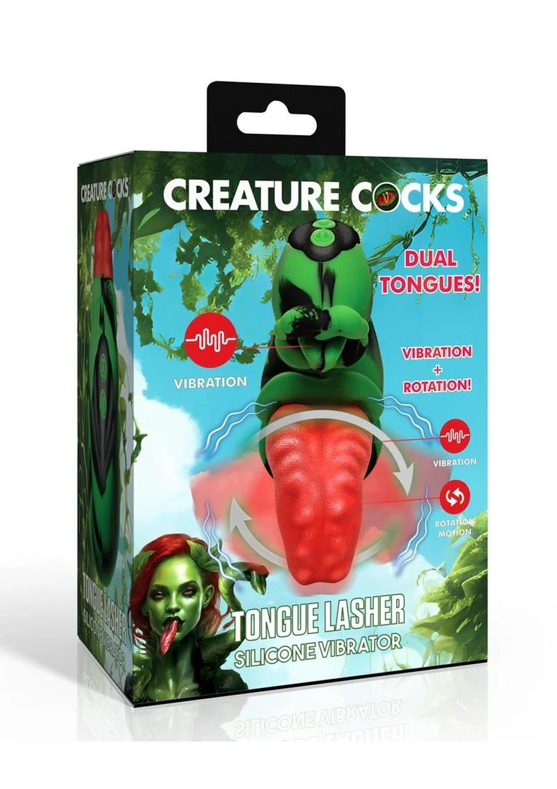 Creature Cocks Tongue Lasher Rechargeable Silicone Vibrator - Image 2