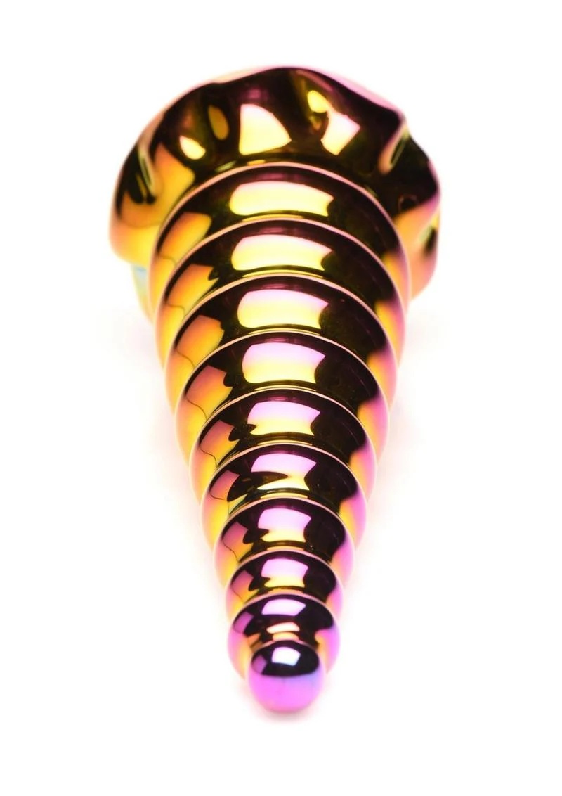 Creature Cocks Twilight Rainbow Glass Dildo - Image 4