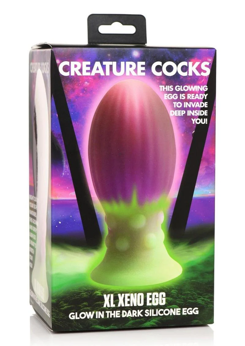 Creature Cocks Xeno Egg Glow In The Dark Silicone Egg - Image 6