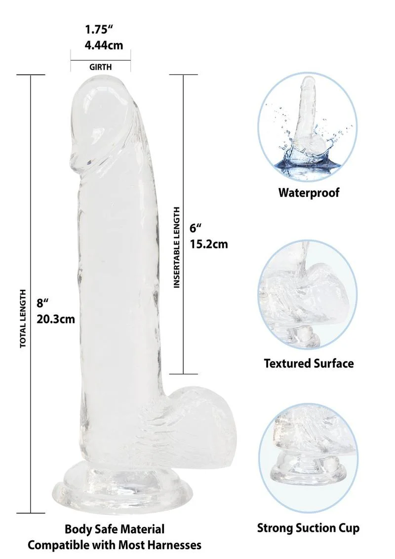 Crystal Addiction Dildo with Balls - Image 12
