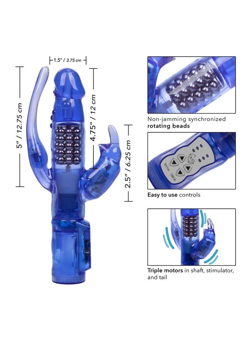 Delight Triple Orgasm Rotating Rabbit Vibrator - Image 4