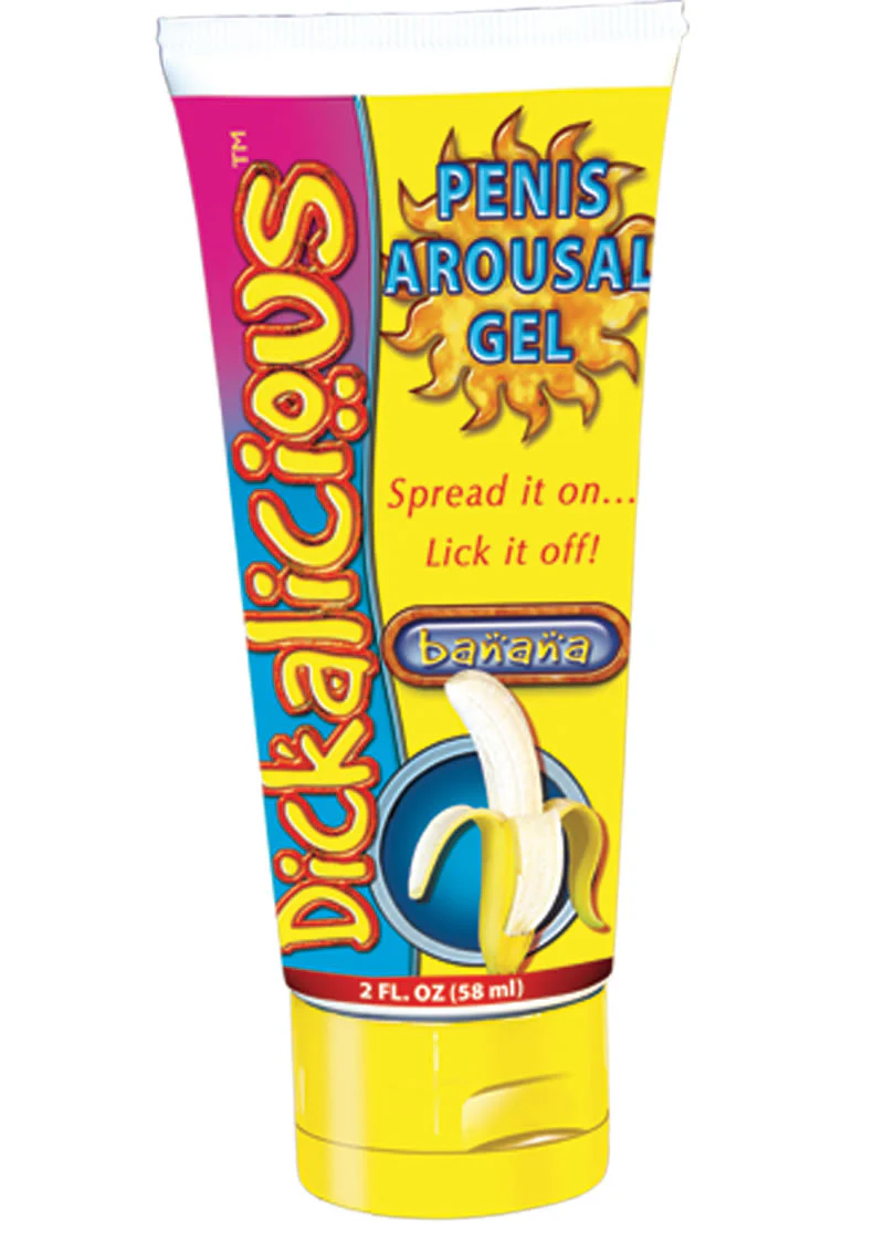 Dickalicious Penis Arousal Gel Banana