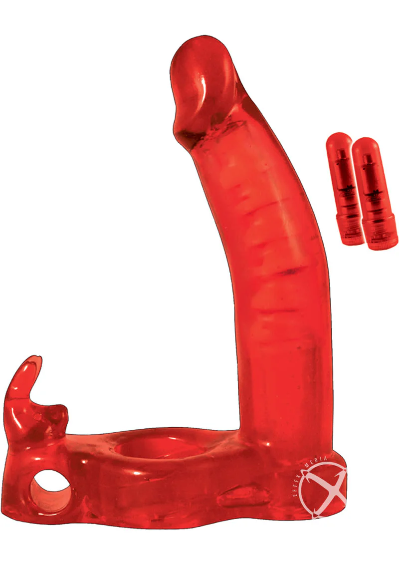 Double Penetrator Rabbit Vibrating Cock Ring - Image 3