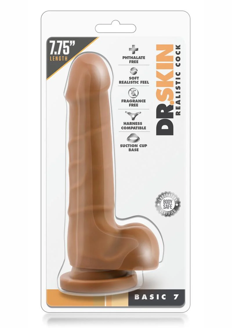 Dr. Skin Basic 7 Dildo with Balls - Image 3