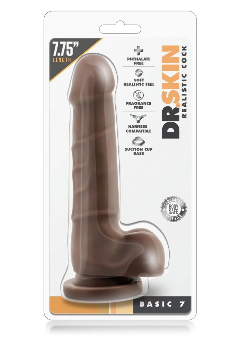 Dr. Skin Basic 7 Dildo with Balls - Image 7