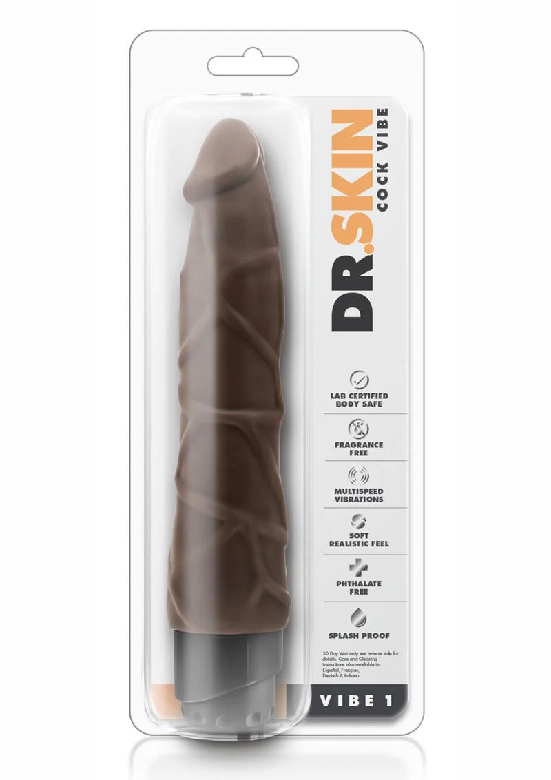 Dr. Skin Cock Vibe 1 Vibrating Dildo - Image 4