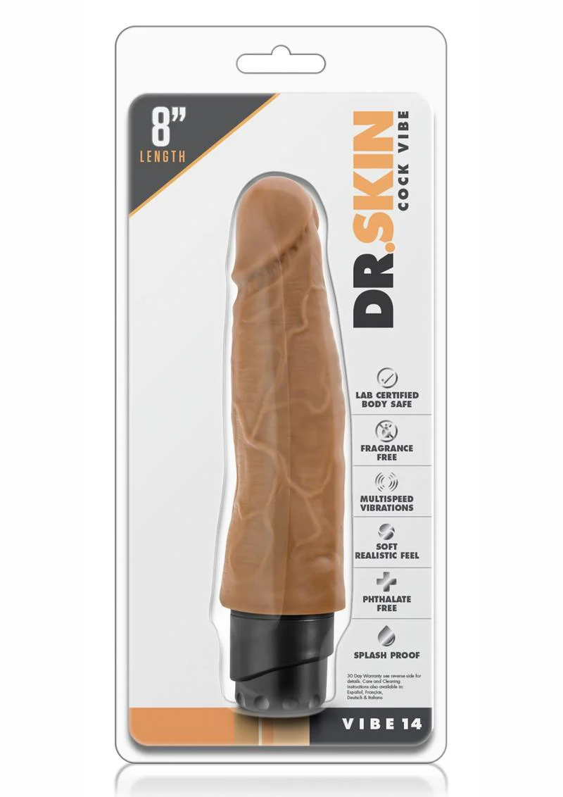 Dr. Skin Cock Vibe 14 Vibrating Dildo - Image 3