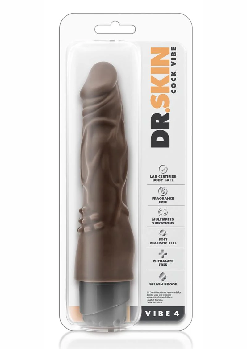 Dr. Skin Cock Vibe 4 Vibrating Dildo - Image 8