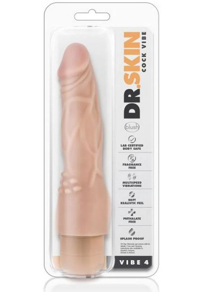 Dr. Skin Cock Vibe 4 Vibrating Dildo - Image 9