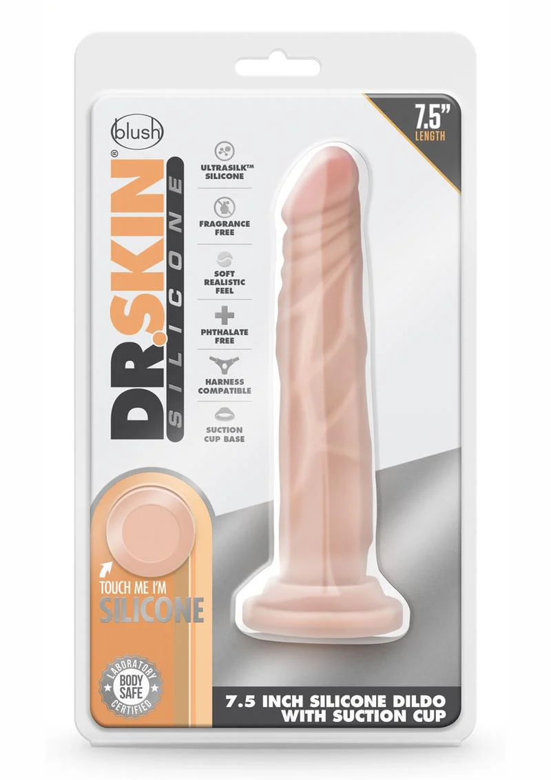 Dr. Skin Dr. Carter Silicone Dildo with Suction Cup - Image 5