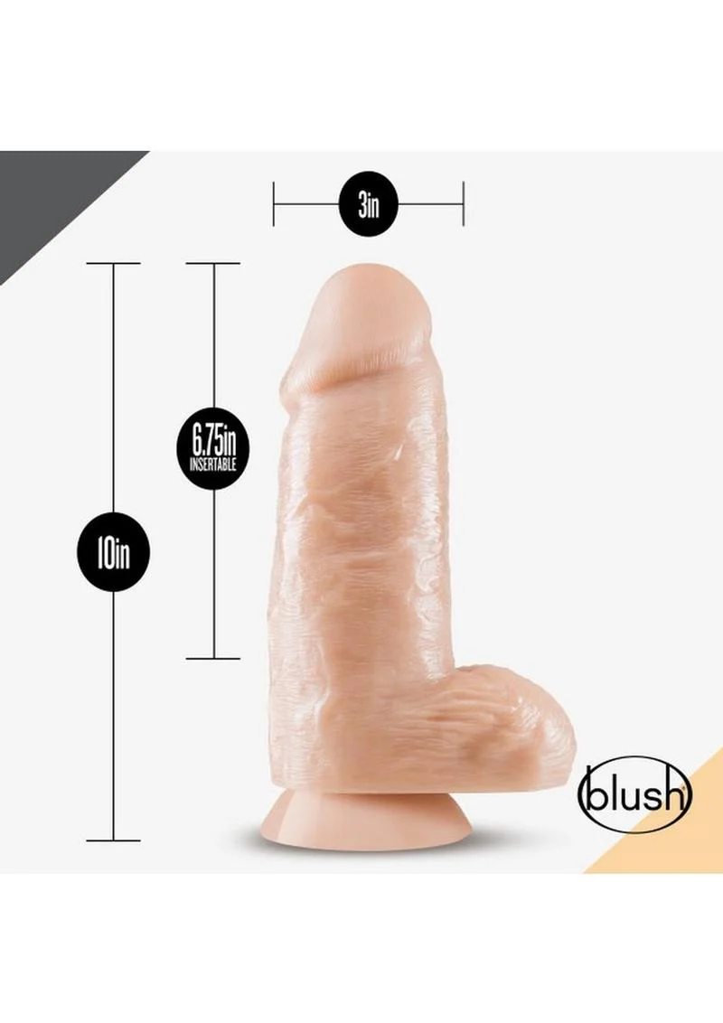 Dr. Skin Dr. Chubbs Dildo with Balls and Suction Cup - Image 3