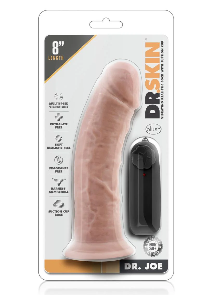 Dr. Skin Dr. Joe Vibrating Dildo with Remote Control - Image 9