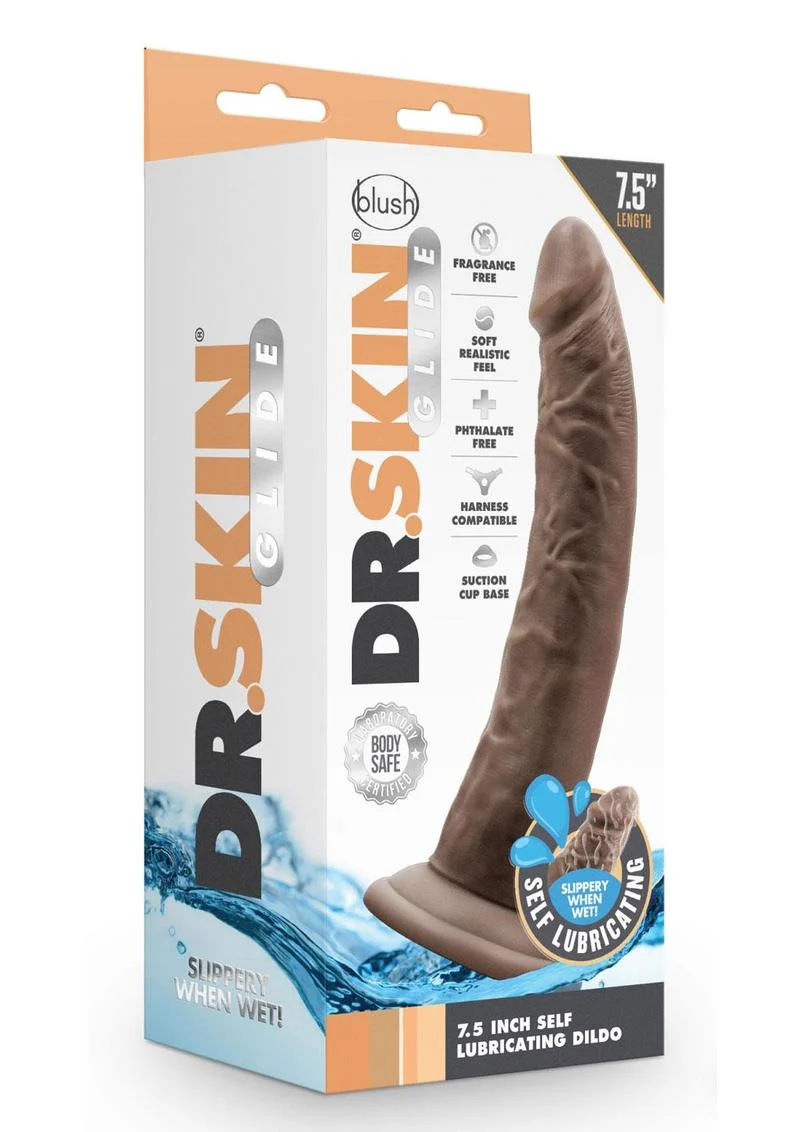 Dr. Skin Glide Self Lubricating Dildo - Image 5
