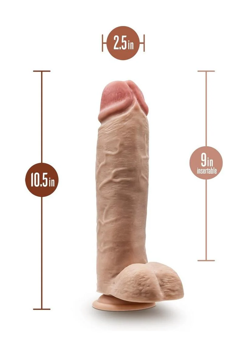Dr. Skin Mr. Mister Dildo with Balls and Suction Cup - Image 2