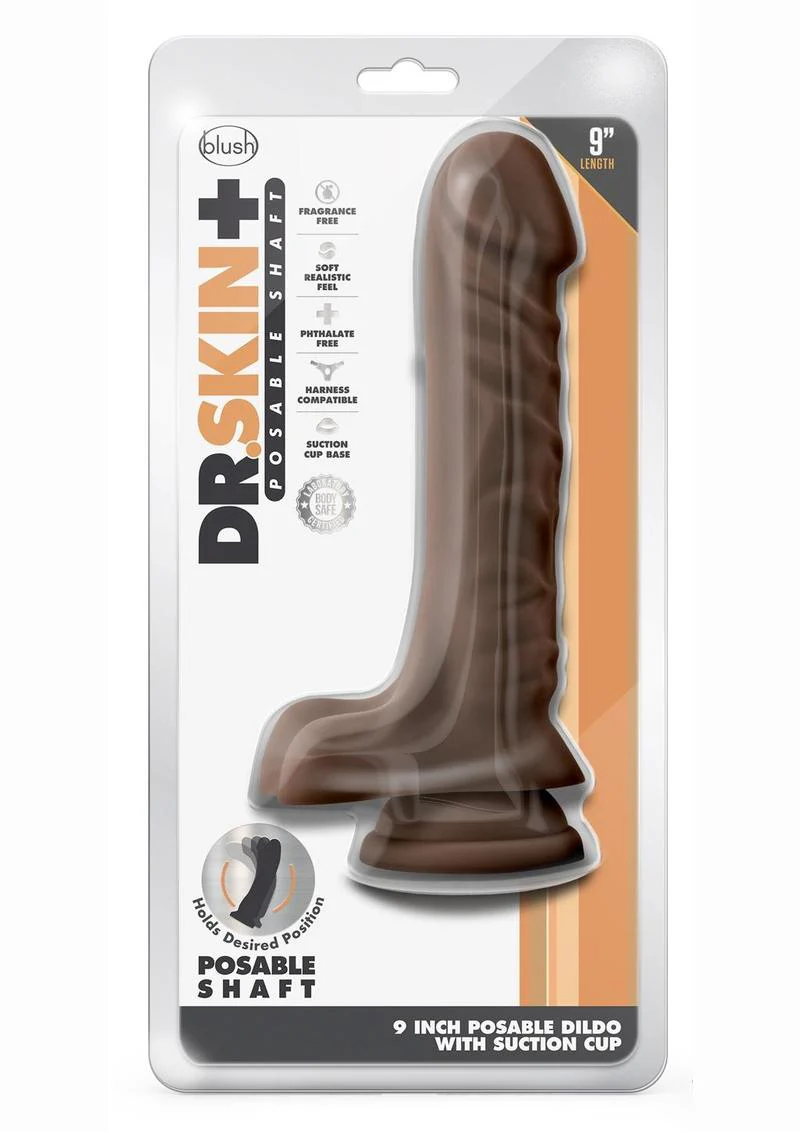 Dr. Skin Plus Posable Dildo with Balls - Image 9