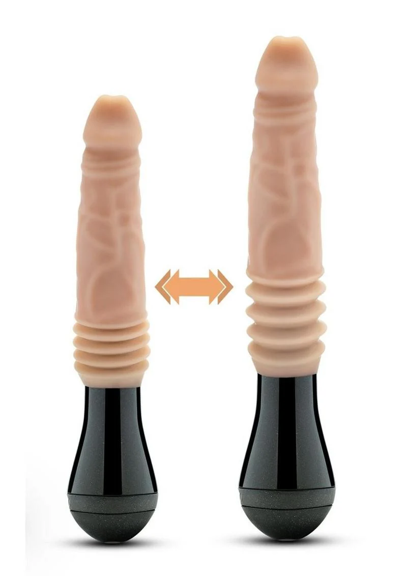 Dr. Skin Silicone Dr. Knight Rechargeable Thrusting Gyrating Vibrating Dildo - Image 2