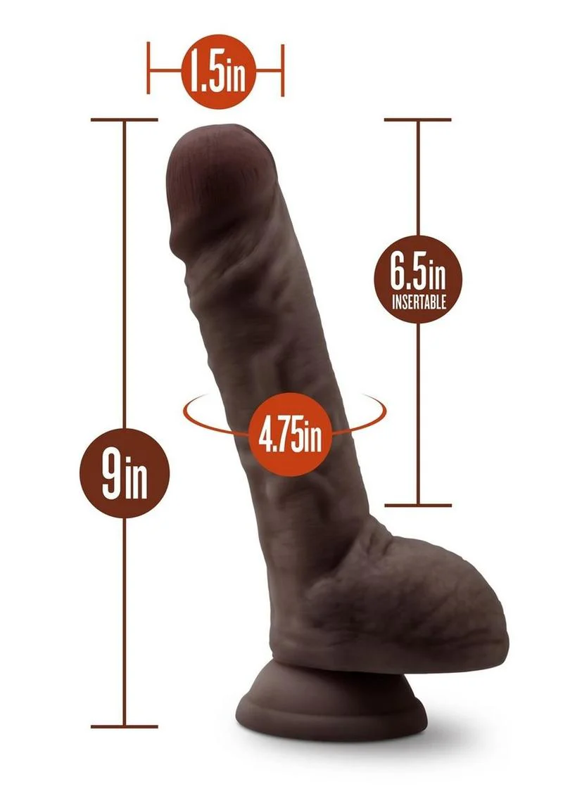 Dr. Skin Silicone Dr. Mason Dildo with Balls and Suction Cup - Image 3