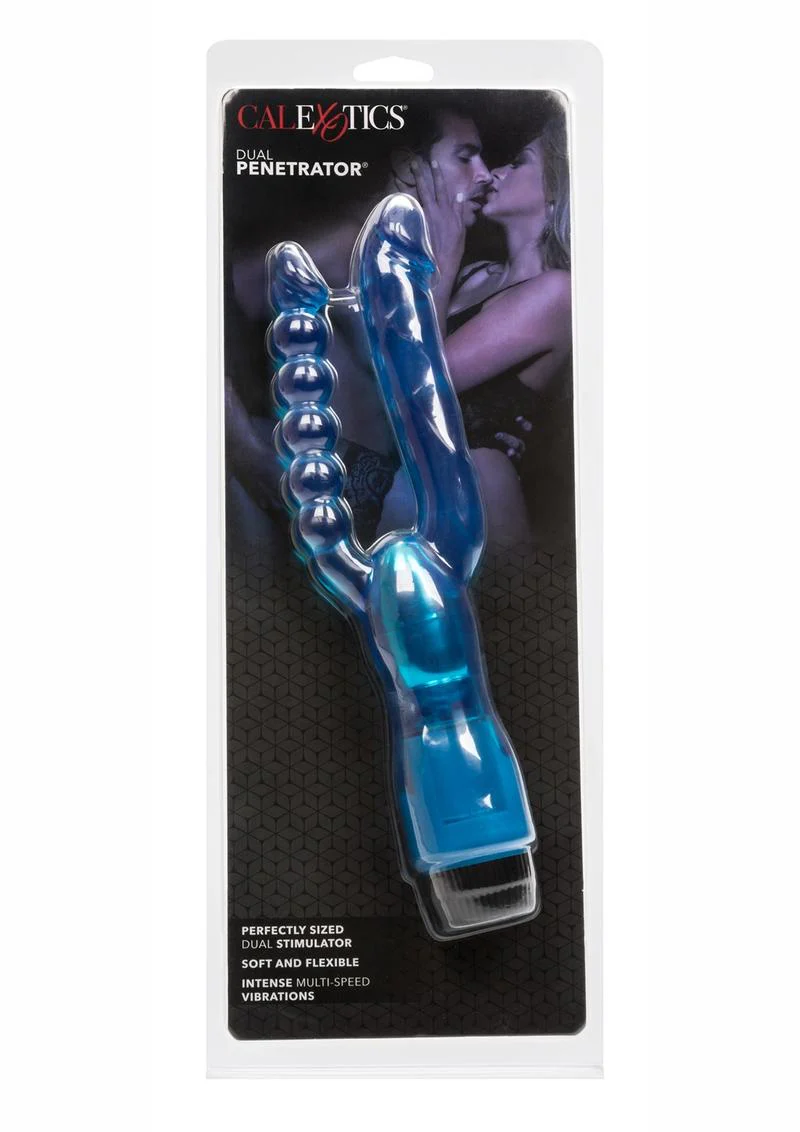 Dual Penetrator Vibrator with Anal Beads - Image 3