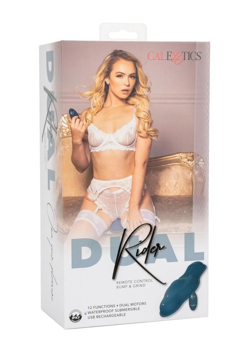 Dual Rider Rechargeable Silicone Remote Control Bump and Grind Massager - Image 4
