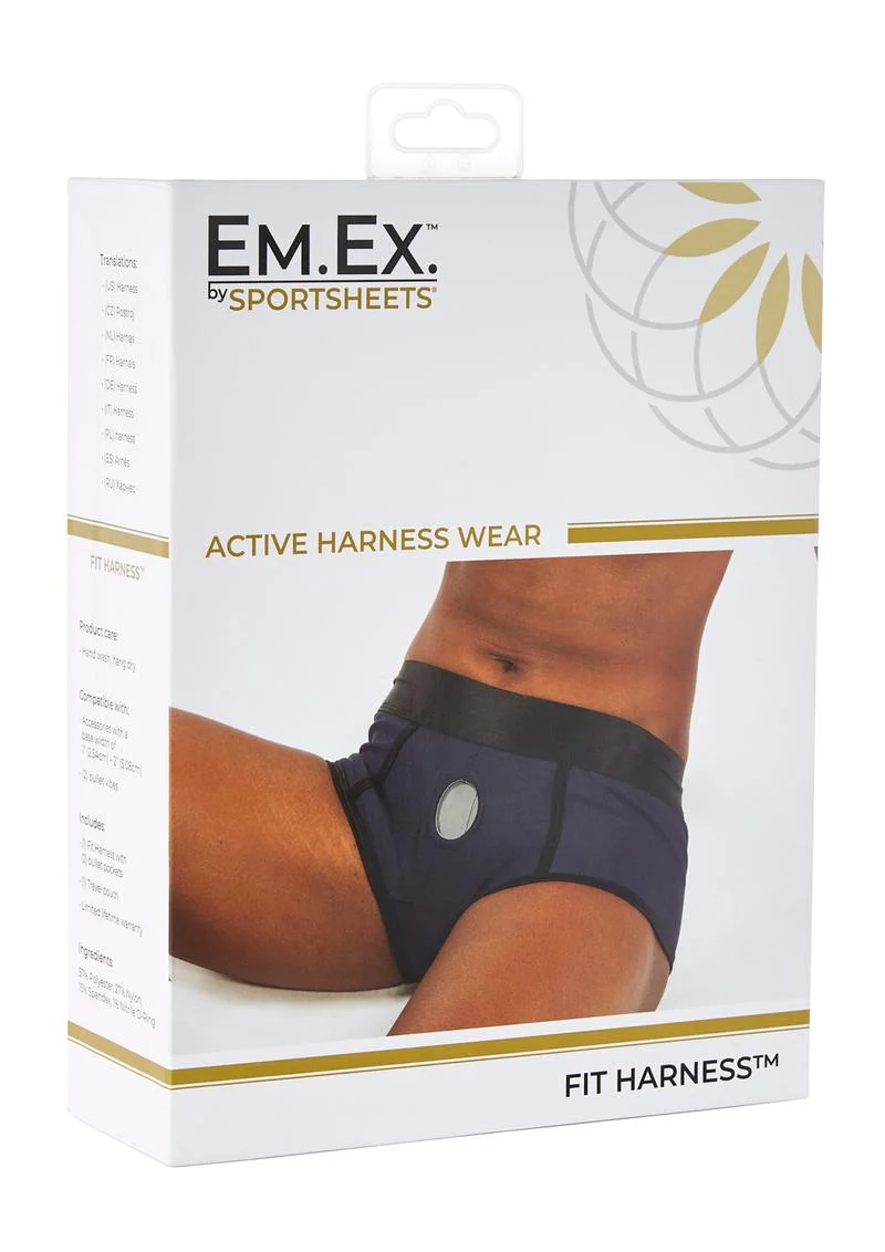 Em.Ex.. Active Harness Wear Fit Harness Boy Shorts - Image 2