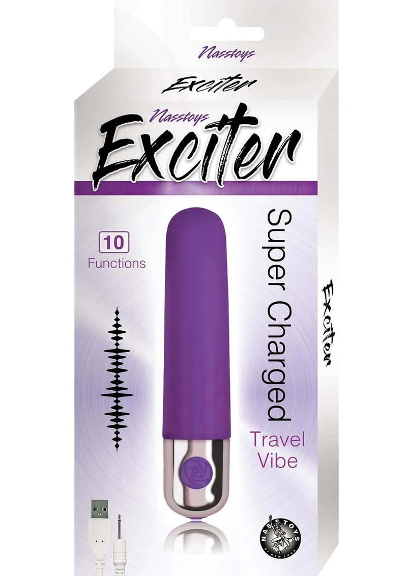 Exciter Travel Vibe Rechargeable Silicone Vibrator - Image 9