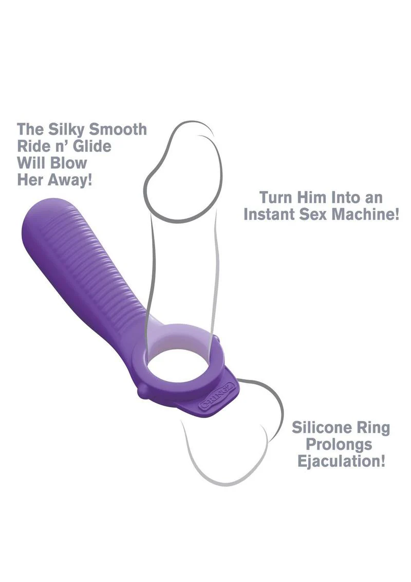 Fantasy C-Ringz Silicone Ride N' Glide Couples Cock Ring - Image 2
