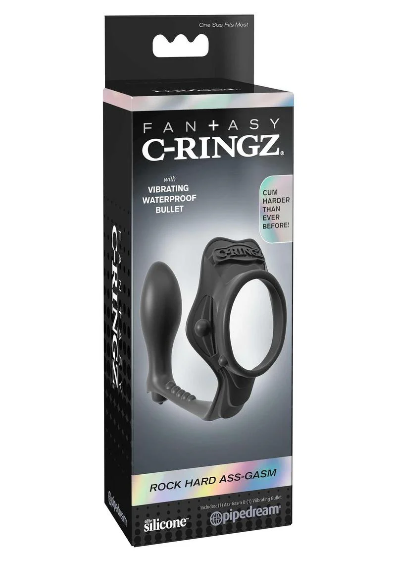 Fantasy C-Ringz Silicone Rock Hard Ass-Gasm Cock Ring with Bullet - Image 2
