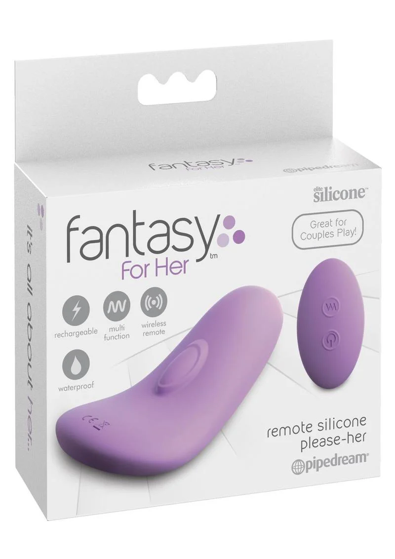 Fantasy For Her Remote Please Her Silicone Rechargeable Waterproof Panty Vibe - Image 2