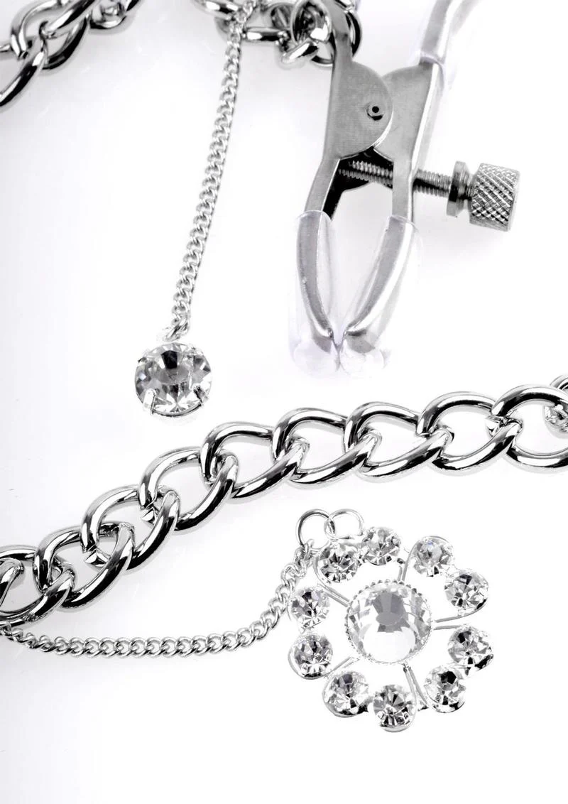 Fetish Fantasy Series Crystal Nipple Clamps - Image 3