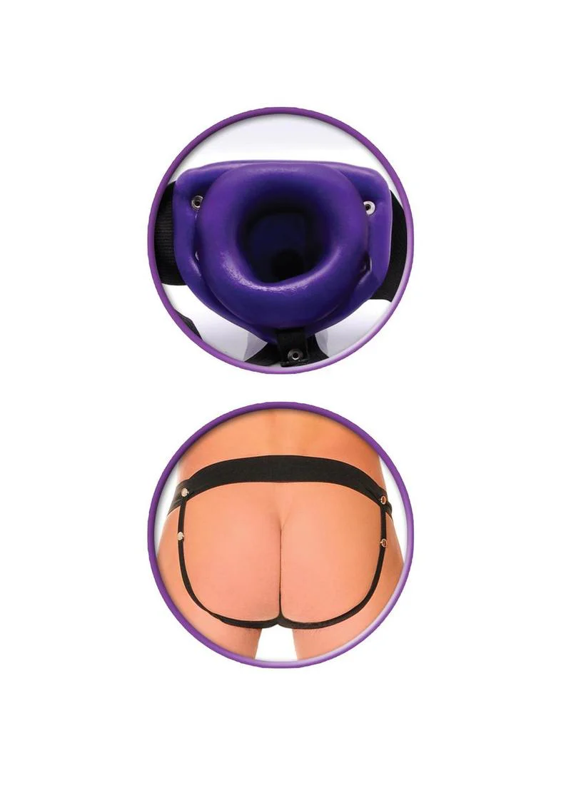 Fetish Fantasy Series For Him Or Her Vibrating Hollow Strap-On Dildo and Adjustable Harness with Remote Control - Image 7