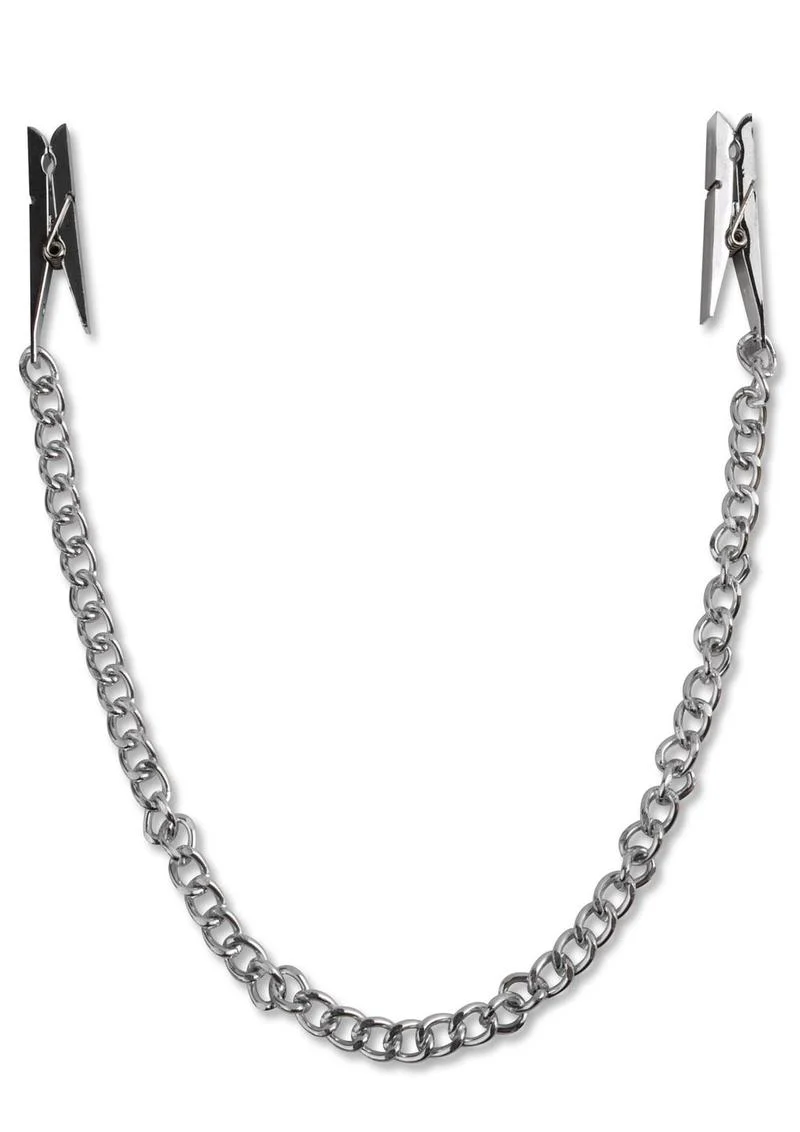 Fetish Fantasy Series Nipple Chain Clamps - Image 2