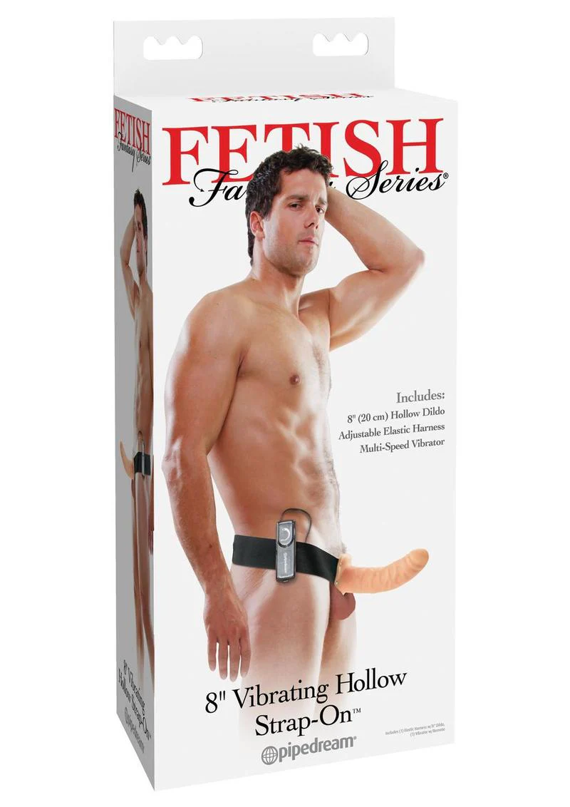Fetish Fantasy Series Vibrating Hollow Strap-On Dildo and Adjustable Harness with Remote Control - Image 9