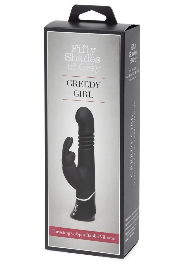 Fifty Shades Of Grey Greedy Girl Rechargeable Thrusting G-Spot Rabbit Vibrator - Image 2