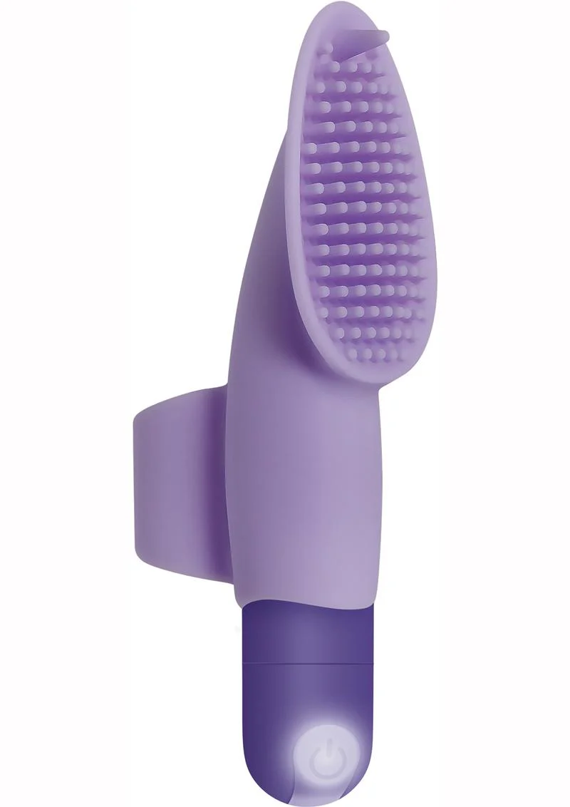 Fingerific Rechargeable Silicone Finger Bullet Vibrator with Clitoral Stimulator - Image 3