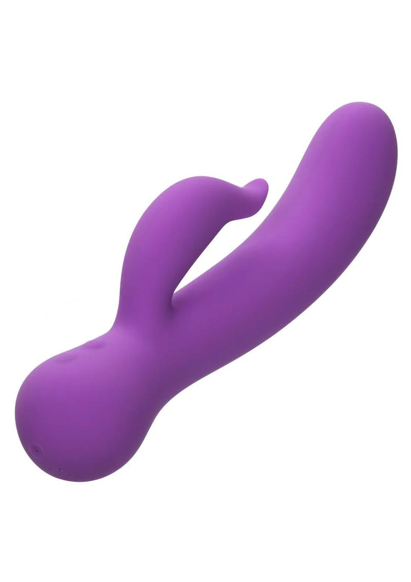 First Time Silicone Rechargeable Pleaser Dual Vibrator - Image 2