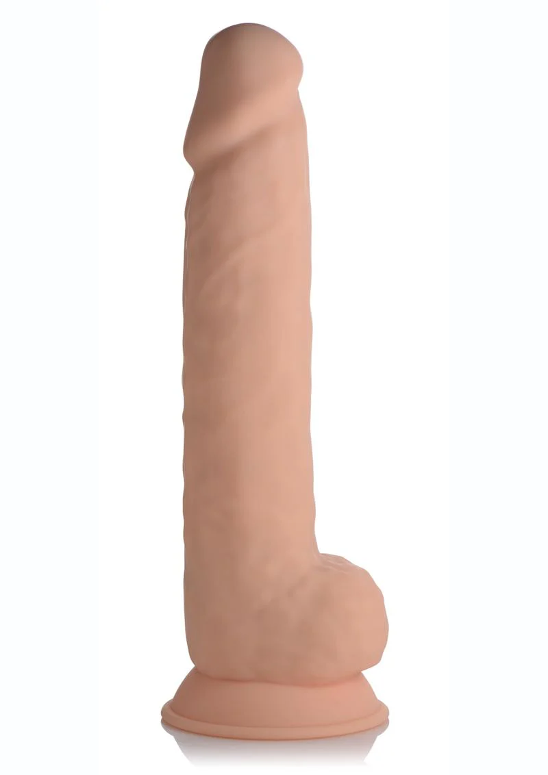 Fleshstixxx Dual Density Silicone Bendable Dong with Balls - Image 9