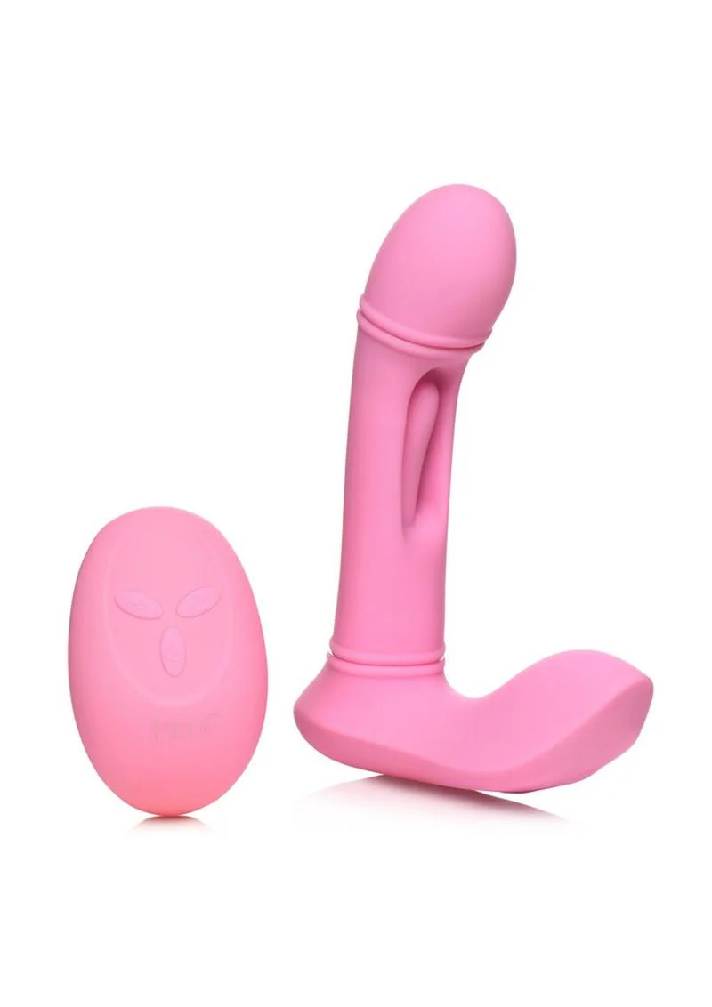 Flickers G-Flick Flicking G-Spot Rechargeable Silicone Vibrator with Remote - Image 2