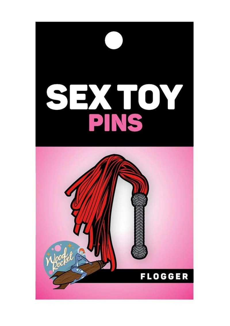 Flogger Enamel Pin