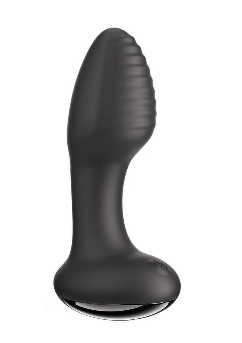 Frenzy Pressure Sensing App Control Rotating Rechargeable Silicone Butt Plug - Image 2