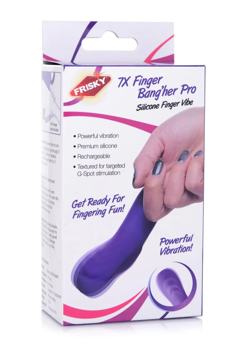 Frisky 7x Finger Bang'her Pro Silicone Rechargeable Finger Vibrator - Image 6