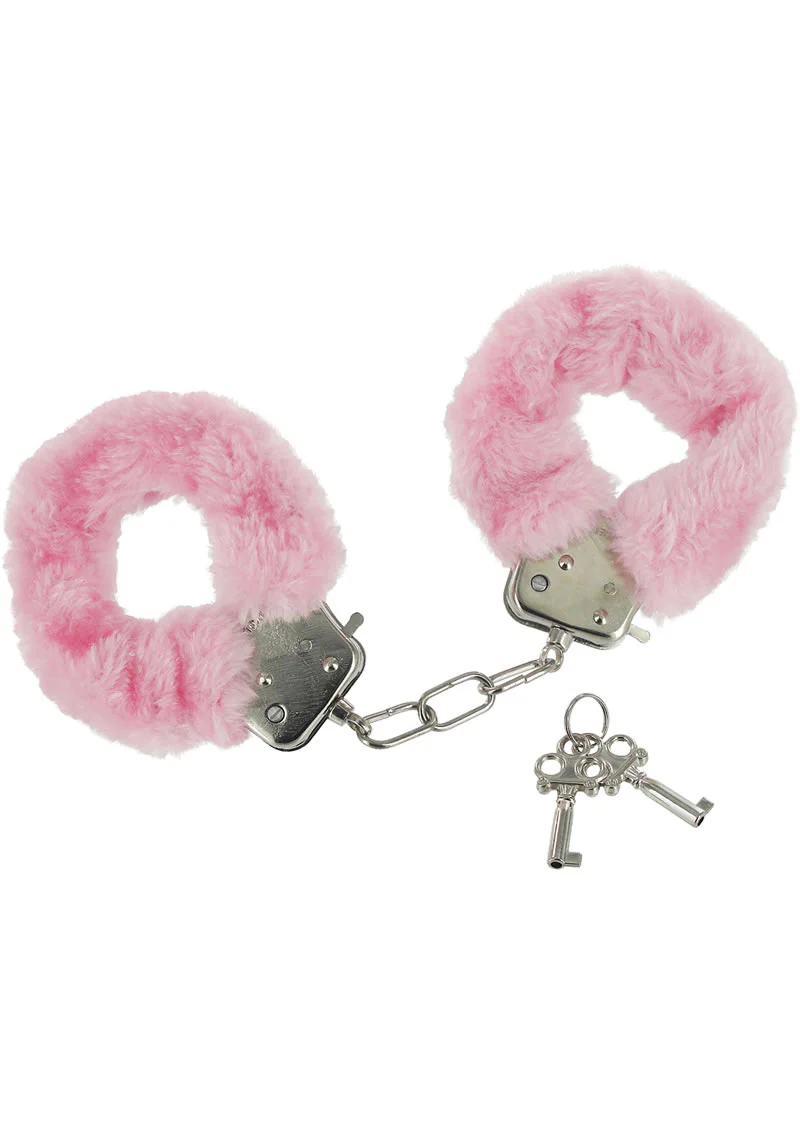 Frisky Caught In Candy Pink Furry Cuffs - Image 2