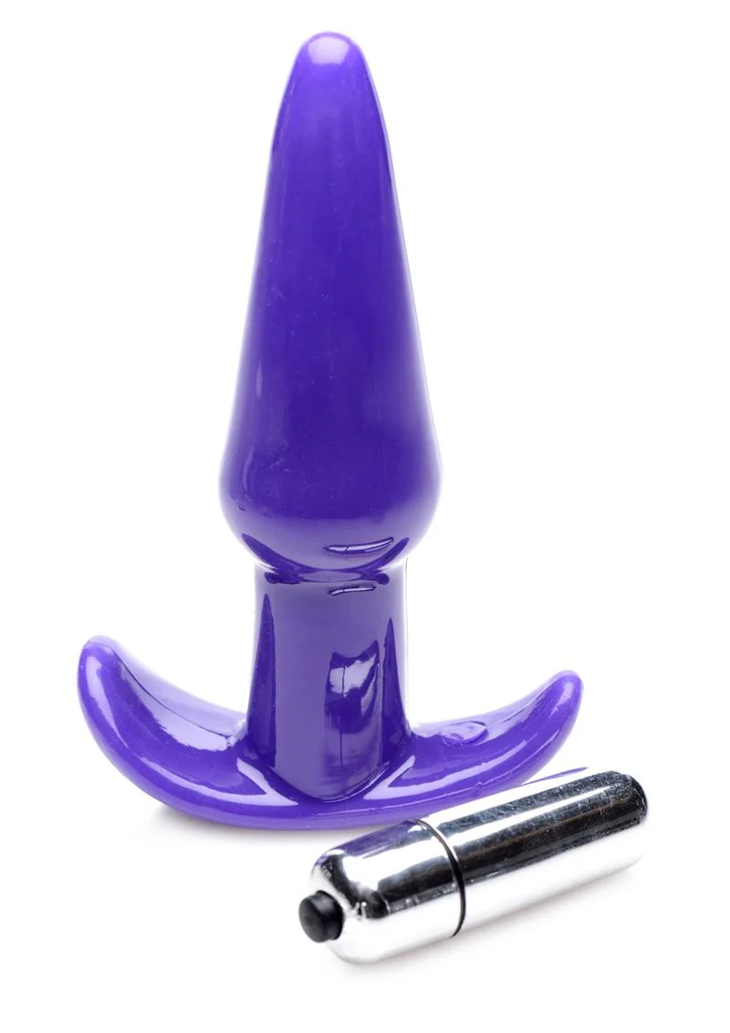 Frisky Thrilling Purple Smooth Anal Plug - Image 2