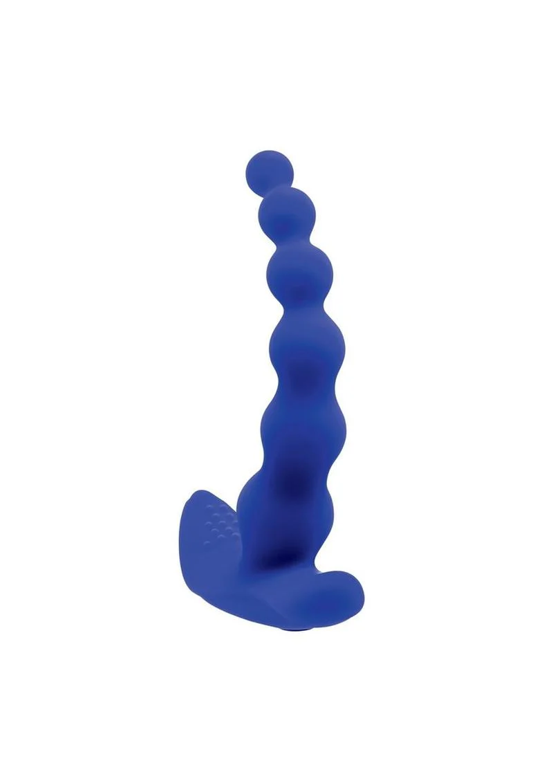 Gender X Beaded Pleasure Rechargeable Silicone Probe with Remote Control - Image 2
