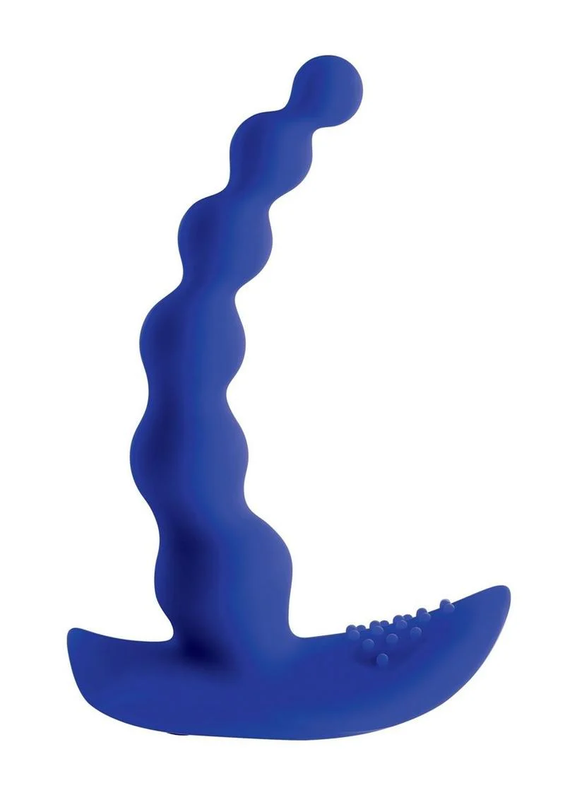 Gender X Beaded Pleasure Rechargeable Silicone Probe with Remote Control - Image 3
